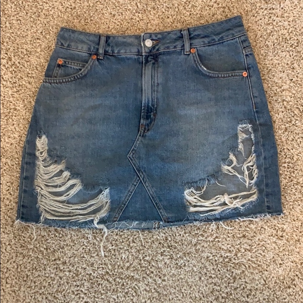 TopShop Denim Skirt